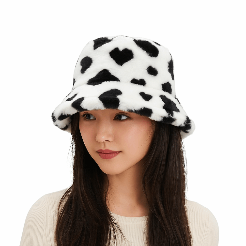 Sweet Faux Fur Fisherman Hat T - огляд і ціна Bucket Hat Embroidered
