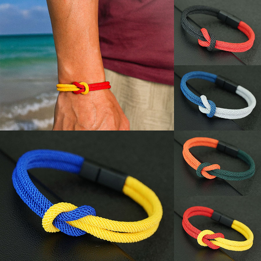 5 Styles Men Rope Bracelet Tru - огляд і ціна Street Fashion Of Milan