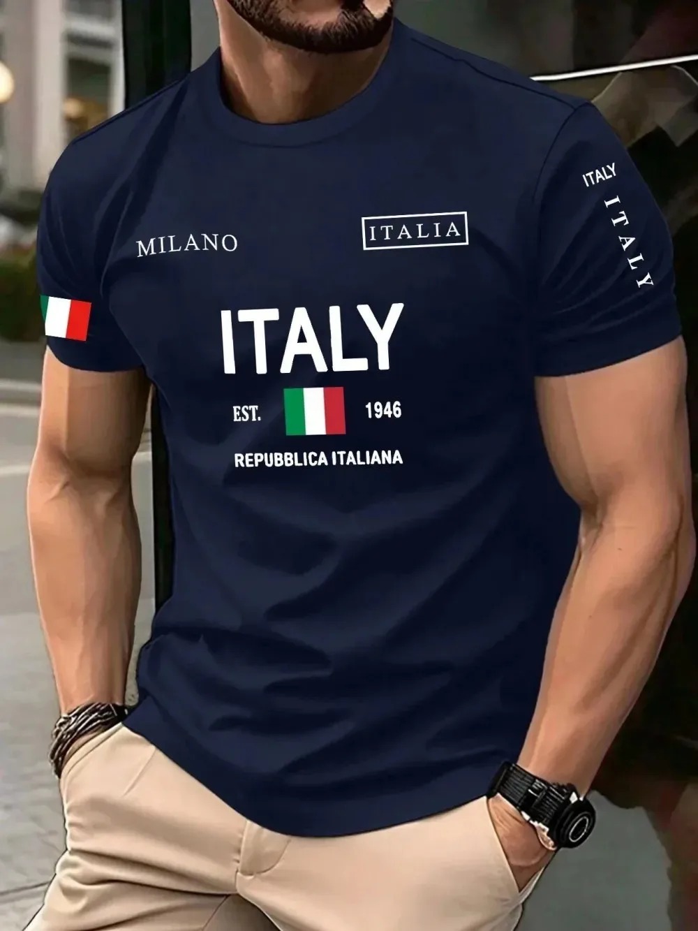 3D Print European  American Fa - огляд і ціна Street Fashion Of Milan