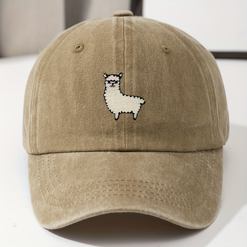 Cute Sheep Pattern Baseball Ha - огляд і ціна Bucket Hat Embroidered