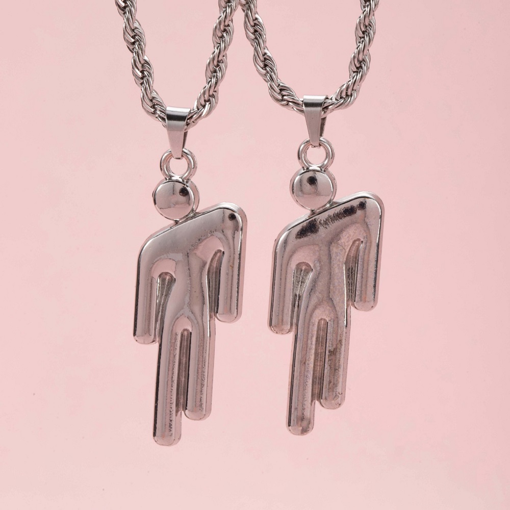 2Pcs Hip Hop Stainless Steel S - огляд і ціна Fashion Street Singapore