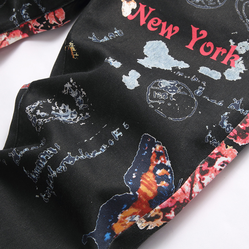 Men Digital Print Jeans Fashio - огляд і ціна High Street Fashion New York