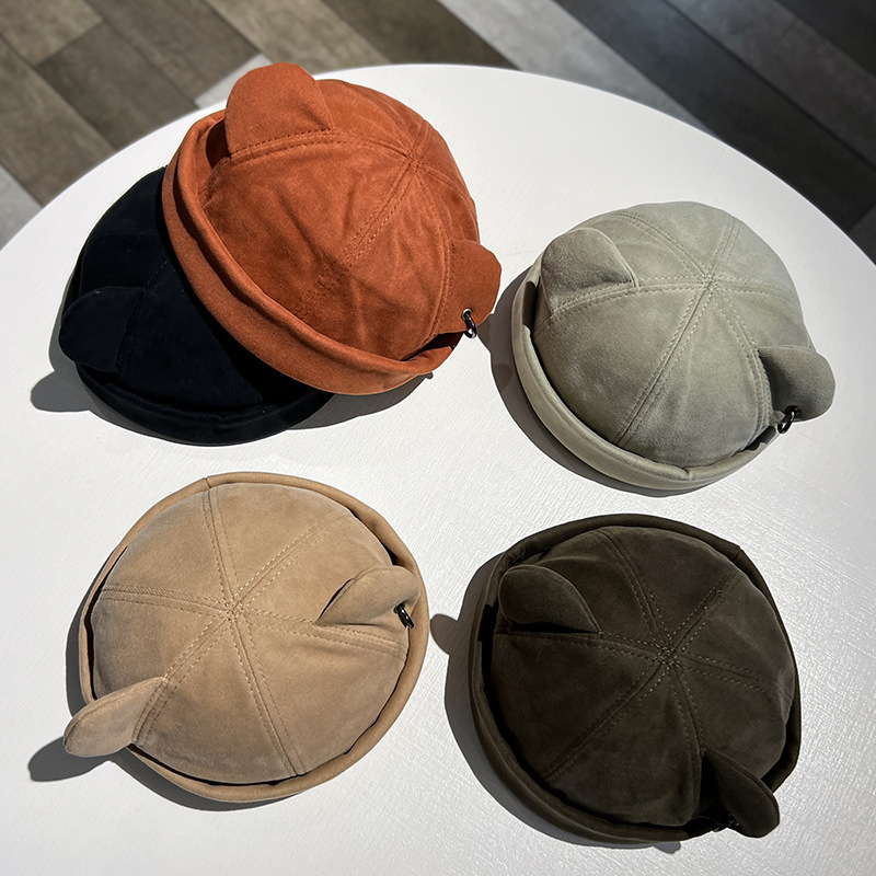 Unisex Cat Ear Cute Dome Caps  - огляд і ціна Bucket Hat Embroidered