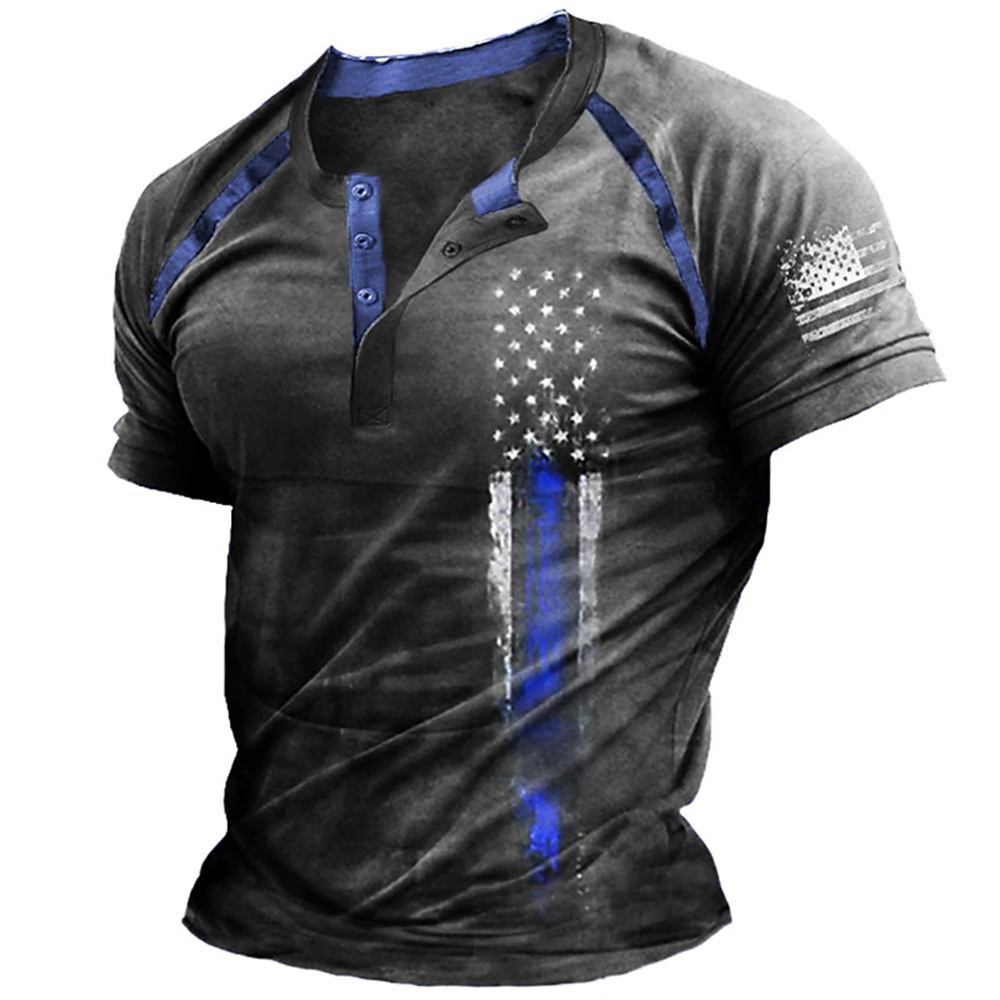 Funny 3D American Flag Print M - огляд і ціна Street Fashion For Man