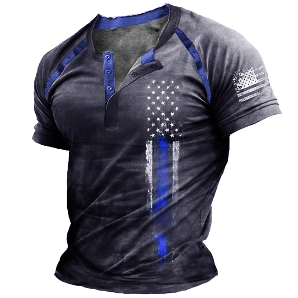 Funny 3D American Flag Print M - огляд і ціна Street Fashion For Man