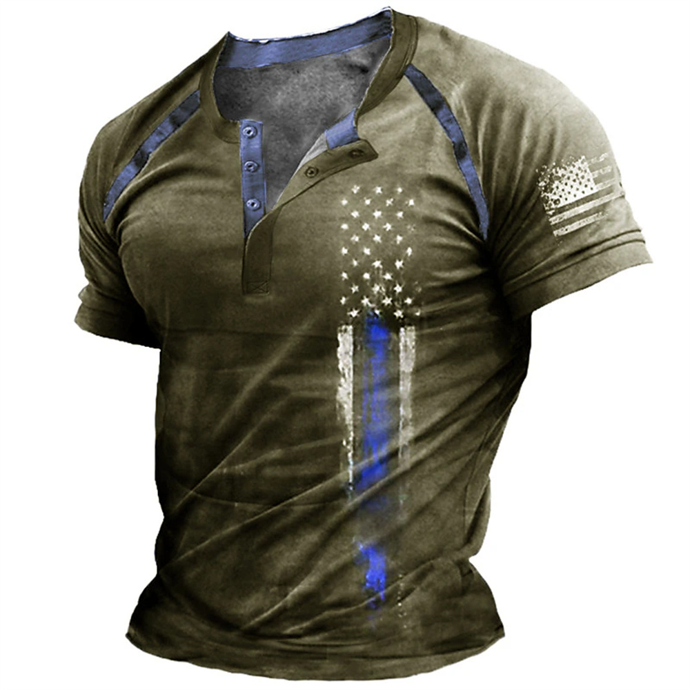 Funny 3D American Flag Print M - огляд і ціна Street Fashion For Man