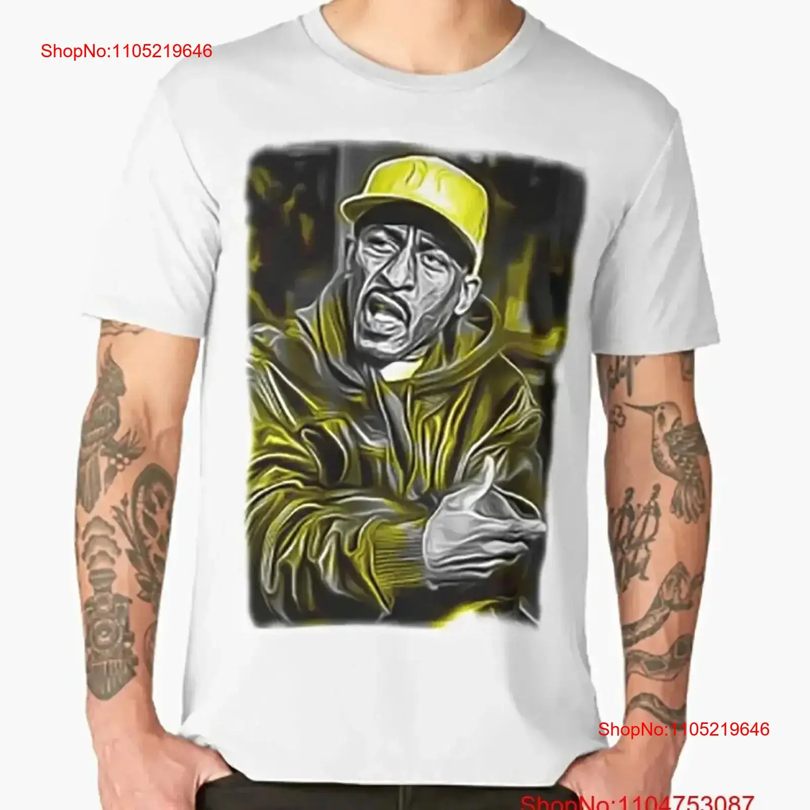 rakim T Shirt rapper classic r - огляд і ціна Street Fashion Baggy