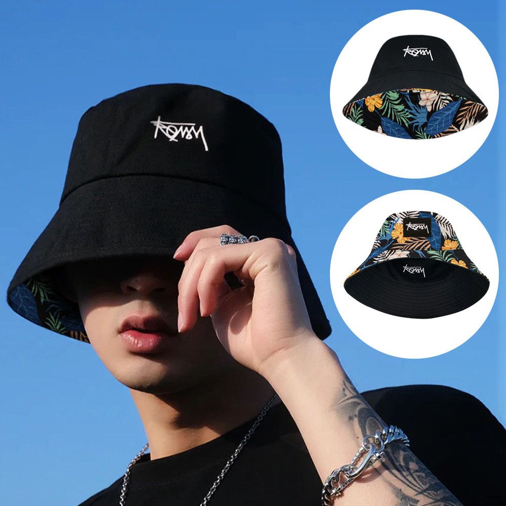 Men Women Summer Basin Cap Hip - огляд і ціна Bucket Hat Embroidered