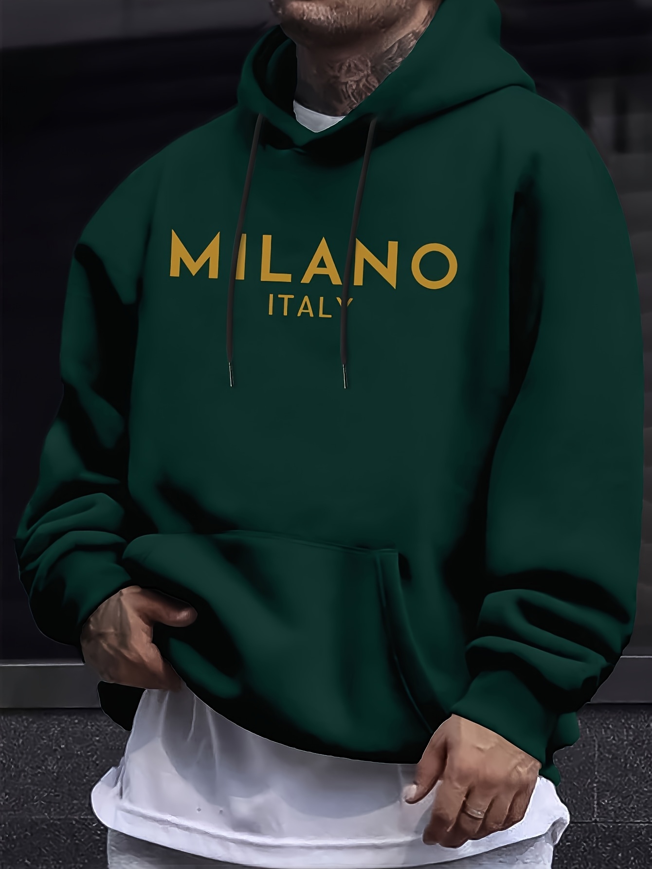 Milan Letter Men Women Hoodie  - огляд і ціна Street Fashion Of Milan