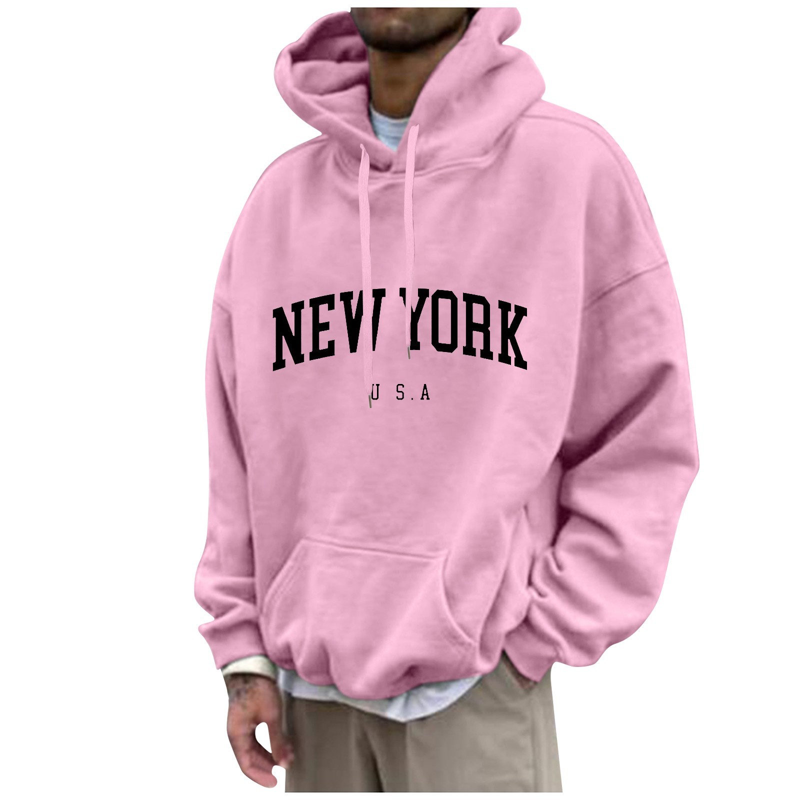 New York Print Mens Hoodies Fa - огляд і ціна High Street Fashion New York