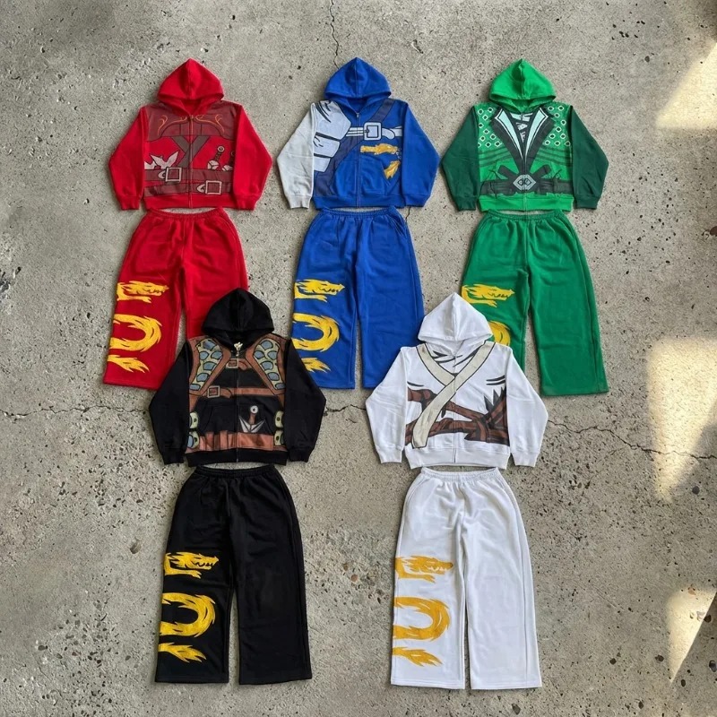 Ninja Warrior Armor Hoodie Set - огляд і ціна Street Fashion For Man