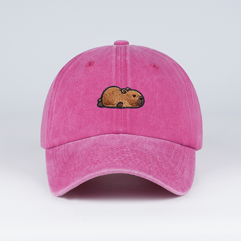 Multi-color Washed Capybara Em - огляд і ціна Bucket Hat Embroidered
