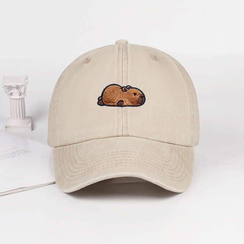 Multi-color Washed Capybara Em - огляд і ціна Bucket Hat Embroidered