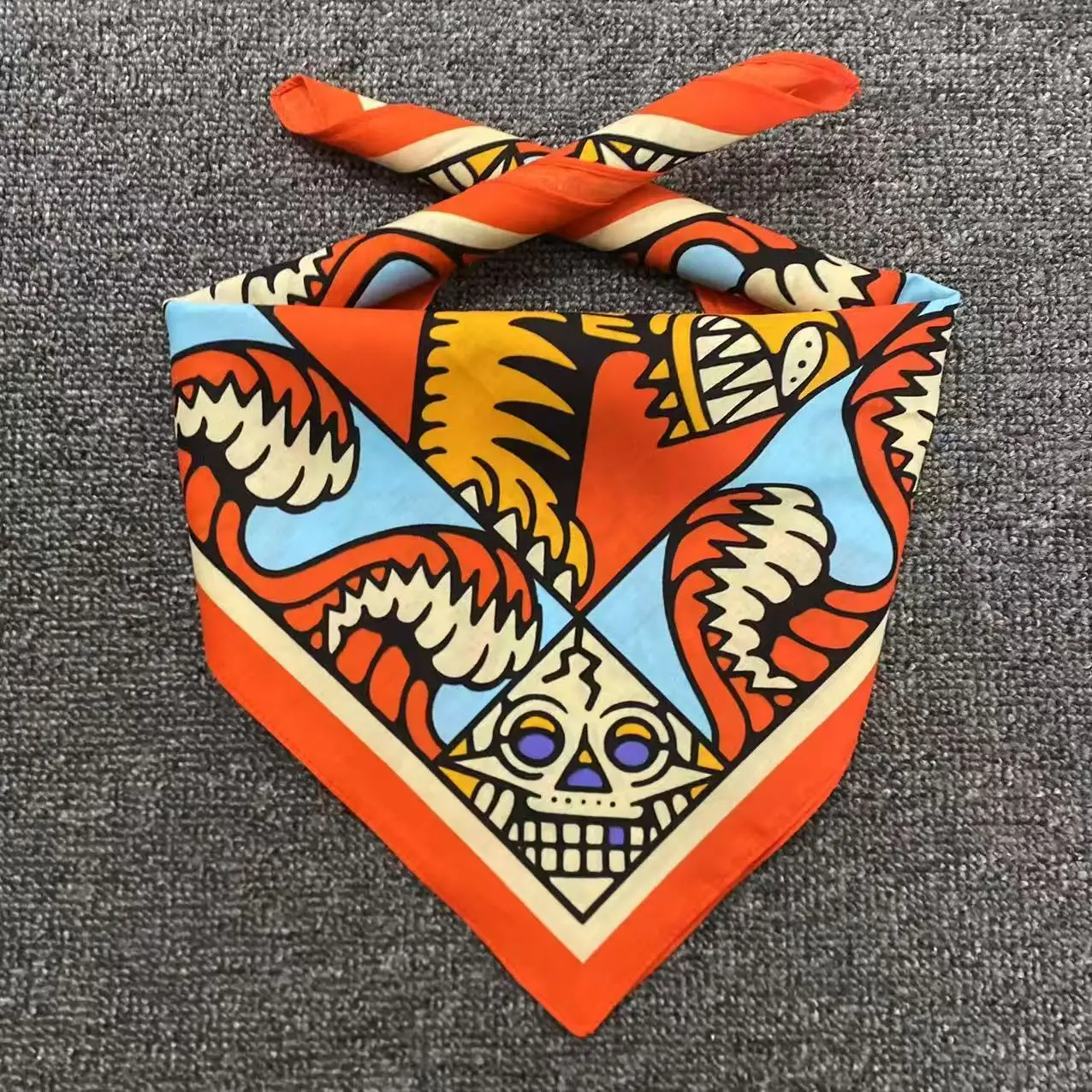 Digital Printed Retro Bandana  - огляд і ціна Street Fashion Dance