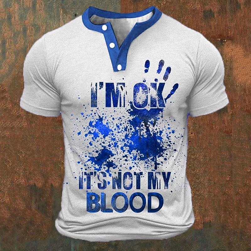 Funny 3D Letter Print Men's He - огляд і ціна Street Fashion For Man