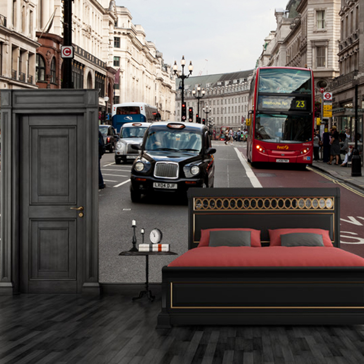 Custom 3D City street scene mu - огляд і ціна Street Fashion Wallpaper